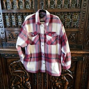 Plaid Button-Up Warm